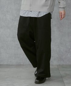 WEGO 【ウエストゴム/ユニセックス着用ITEM】サイドスリットコンバットパンツ