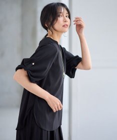 ANY 【洗濯機可能/接触冷感/UVケア】清涼リラックスブラウス