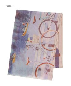 MOONBAT ハナト (Hanato) シルクコットンストール レイクサイド 197cm×70cm