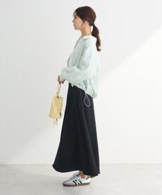 Green Parks イージーケア裾ドロストシャツ