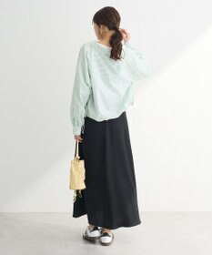 Green Parks イージーケア裾ドロストシャツ