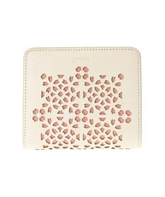 genten フラッターカットワーク 二つ折り財布