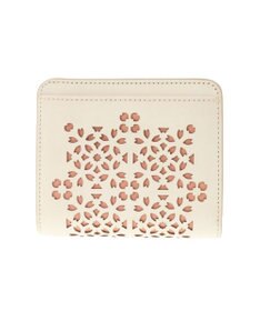 genten フラッターカットワーク 二つ折り財布