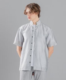 JOSEPH HOMME ストレッチマイヤー　ウイングカラー半袖シャツ