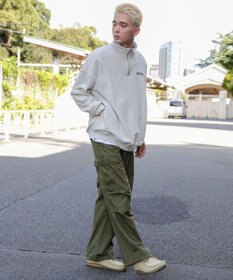 WEGO ヘビーウエイトハーフZIPワンポイントPO