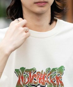 WEGO 【ユニセックス着用ITEM/MLサイズ展開】コンパクトフィットピグメントグラフィックT（SS）
