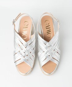 gaimo 【GAIMO/ガイモ】ダブルクロスウェッジサンダル/DUBOIS-US