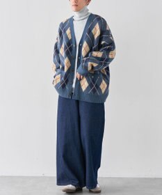 CRAFT STANDARD BOUTIQUE アーガイル柄カーディガン
