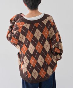 CRAFT STANDARD BOUTIQUE アーガイル柄カーディガン