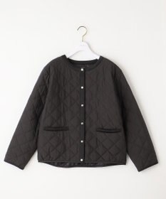 ANY SIS S 【洗える】レディトリミングキルト ブルゾン