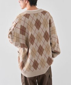 CRAFT STANDARD BOUTIQUE アーガイル柄カーディガン