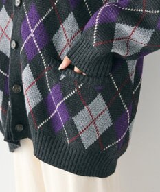 CRAFT STANDARD BOUTIQUE アーガイル柄カーディガン