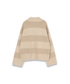 JOSEPH ブラッシュドストライプニット