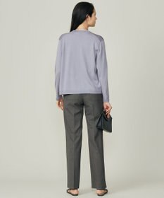 自由区 L 【アンサンブル対応】アセテートコットン カーディガン