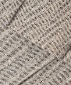 BEIGE， NATION / ウールヘリンボーンラッププリーツスカート