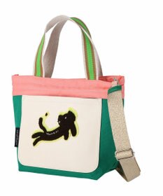 tsumori chisato CARRY キラミックスコンビ トートバッグ 2wayショルダー ネコ Sサイズ