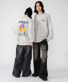 WEGO 【2025年秋冬新作/SMLXLサイズ展開/ユニセックス着用ITEM】アソートグラフィックプルオーバー