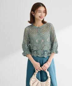 Green Parks ・ＳＵＧＡＲ　ＳＰＯＯＮ　２ｗａｙクロシェカーディガン