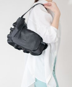 INTER-CHAUSSURES 【RIPANI】サイドフリルホーボーバッグ・ミディ