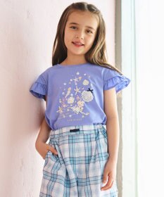 組曲 KIDS 【110-140㎝】 シーグロウフリルTシャツ