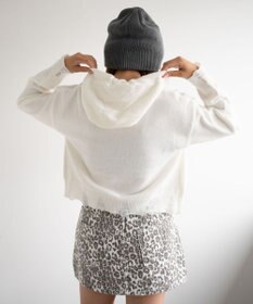 WEGO バタフライWジップシャギーパーカー