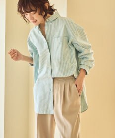 AMERICAN HOLIC ＵＶカットリサイクルコットンオックスシャツ