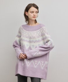 GRACE CONTINENTAL フェアアイルニットトップ