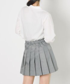 WEGO 【SCHOOL ITEM】ポケット付きパターンプリーツスカート