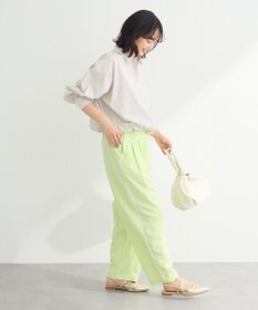 Green Parks イージーケア裾ドロストシャツ