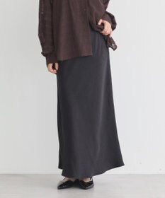 earth music&ecology ストレッチサテンスカート