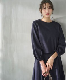 ANY SIS 【WEB・一部店舗限定】カットジャカード襟付き2WAY セットアップ