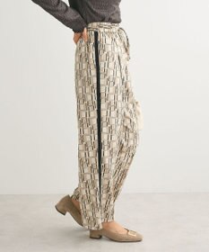 Green Parks アソート柄サイドラインパンツ