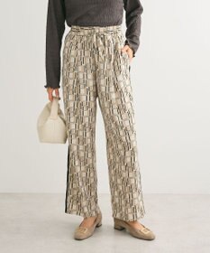 Green Parks アソート柄サイドラインパンツ