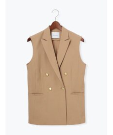 Te chichi リネンライクダブルブレストジレ(セットアップ可)