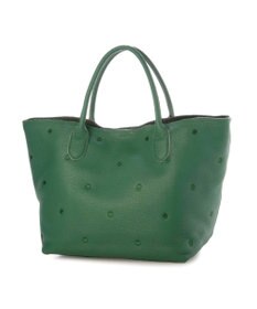 UNBILLION ペルケ perche / 牛革ドット刺繍トートバッグ