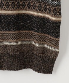 JOSEPH ABBOUD 【インポート素材/軽量】ベビーアルパカ ジャカード セーター