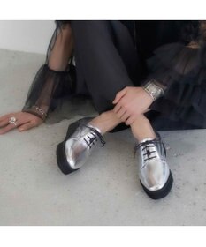 MODE ET JACOMO <carino>【レイン対応】レースアッププラットフォーム