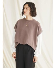 CRAFT STANDARD BOUTIQUE 起毛ワッフルレイヤード風プルオーバー