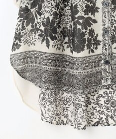 GRACE CONTINENTAL バンダナフレアスリーブブラウス