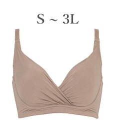 BRADELIS New York 【BRADELIS Me / ノンワイヤー・バストアップ】Perfumyブラ23S1 綿混素材で肌当たりの優しい補正ブラジャー バストにフィットしてラインが響きにくい