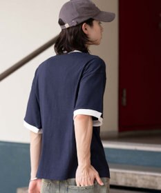 WEGO 【ユニセックス着用ITEM/MLサイズ展開】コンパクトフィットグラフィックリンガーT（SS）