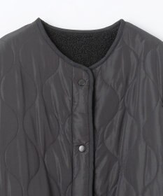 ANY L 【マフラー付き】キルトリバーシブルコート