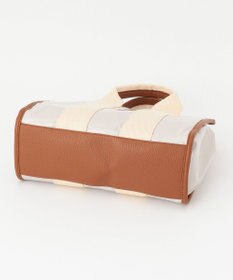 LA BAGAGERIE ソフトエナメル　ロゴテープ2WAYトートバッグ　Mサイズ