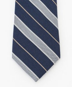 J.PRESS MEN 【LINEN MIX COLLECTION】レジメンタル ネクタイ