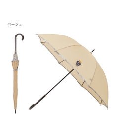 MOONBAT 【WEB限定】POLO RALPH LAUREN（ポロ ラルフローレン）ポロベア×チェックパイピング 無地 FLAG BEAR 長傘 8本骨