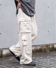 WEGO マルチポケットワイドカーゴパンツ