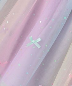 ANY KIDS リボン×ラメチュールスカッツ