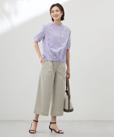 J.PRESS LADIES 【洗える】GORIAN TWILL クロップド パンツ