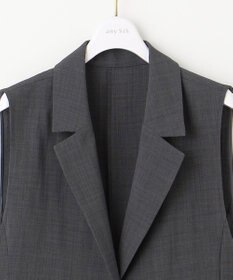 ANY SIS 【セットアップ可】ドライタッチクール ジレ