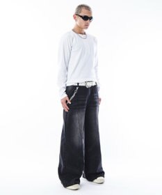 WEGO 【ユニセックス着用ITEM】コンパクトフィットリブヘンリーネックT（LS）